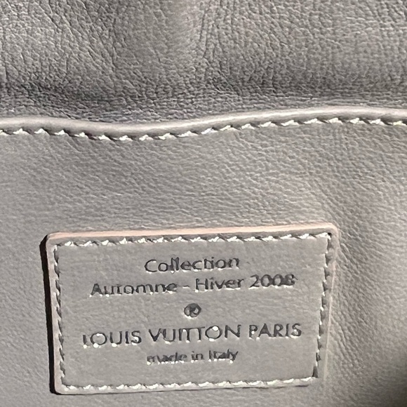 LOUIS VUITTON RARE EXOTIC COLLECTION Python Perfore Delphes. Snakeskin Leather - Picture 11 of 16